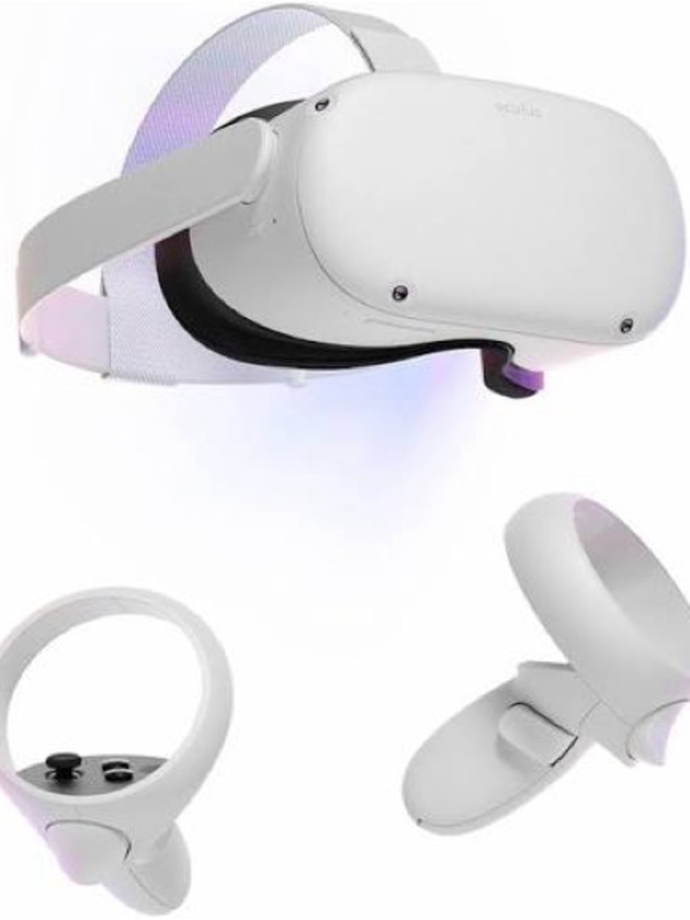 Oculus White Standalone VR Headset with Matching White Controllers